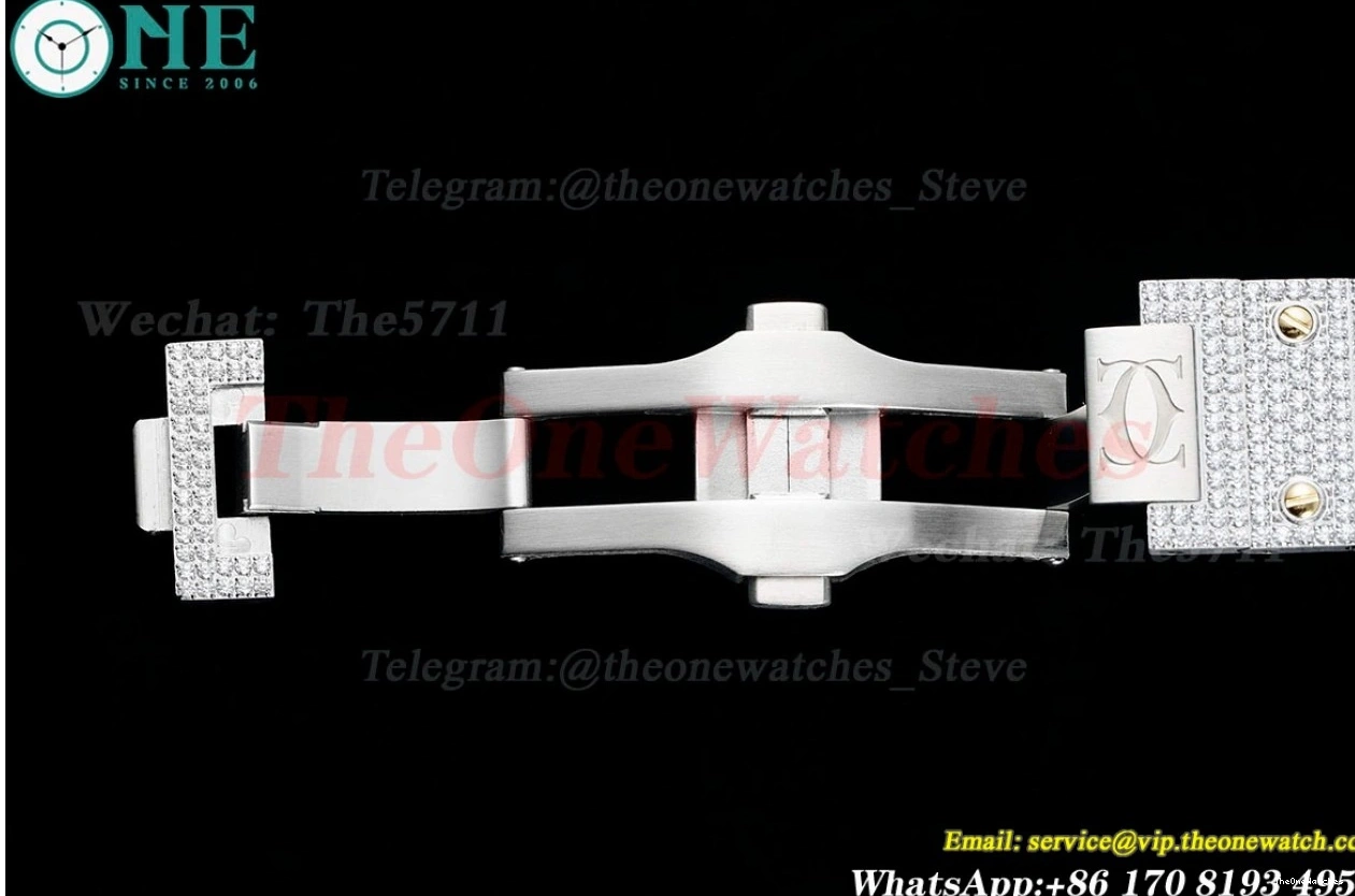 AMG 40mm Mens RG Rmn Dia SS XL MY9015 Santos 100 SS 0415